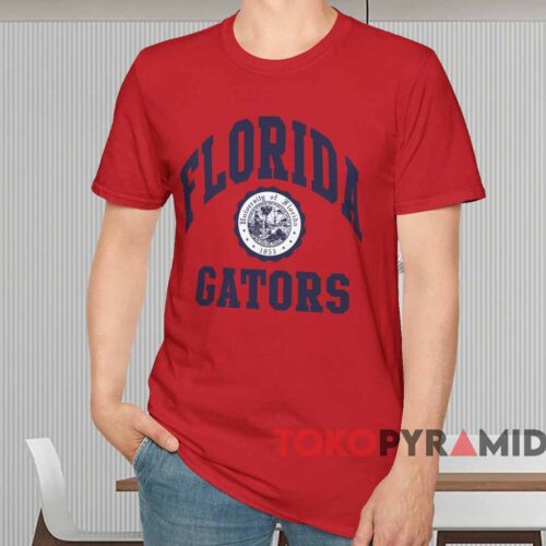 University Of Florida Gators Seal Shirt Red T shirt University Of Florida Gators Seal Shirt Red T shirt