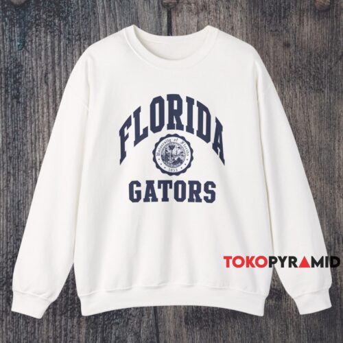 University Of Florida Gators Seal Shirt White Sweatshirt University Of Florida Gators Seal Shirt White Sweatshirt