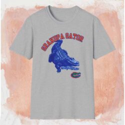 University Of Florida Grandma Gator Logo Shirt Grey T shirt