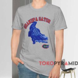 University Of Florida Grandma Gator Logo Shirt Grey T shirt