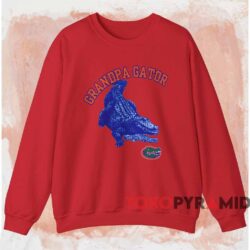University Of Florida Grandma Gator Logo Shirt Red Sweatshirt