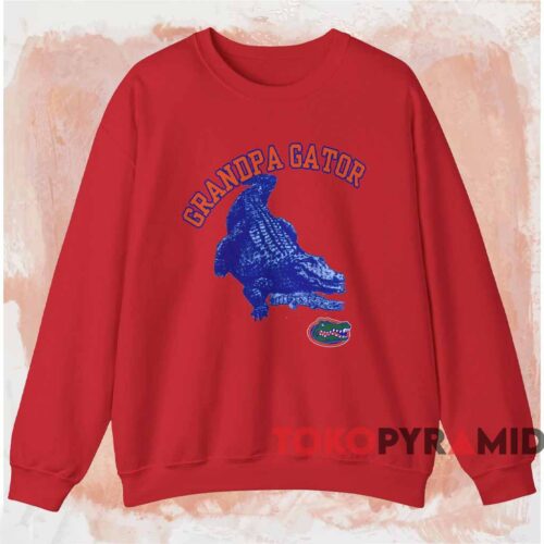 University Of Florida Grandma Gator Logo Shirt Red Sweatshirt