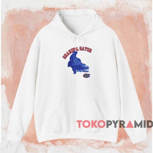 University Of Florida Grandma Gator Logo Shirt White Hoodie