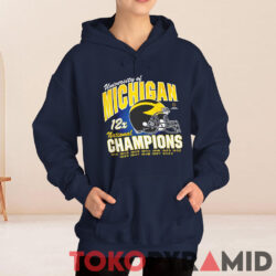 University Of Michigan 12x National Champions 1901 2023 Hoodie