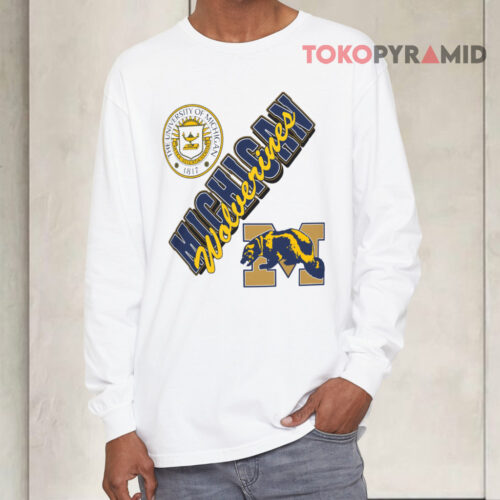 University Of Michigan Ncaa Collegiate Long sleeved