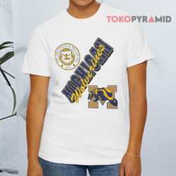 University Of Michigan Ncaa Collegiate White T shirt