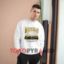 University Of Michigan Wolverines Est 1817 Shirt 3 University Of Michigan Wolverines Est 1817 White Sweatshirt