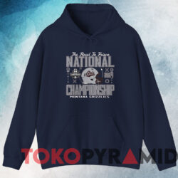 University of Montana Football 2023 National Championship T-Shirt 3 University Of Montana Football 2023 National Championship T shirt Navy Hoodie