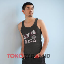 University Of Montana Football Dark Grey Tank Top