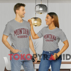University Of Montana Grizzlies T shirt Grey T shirt
