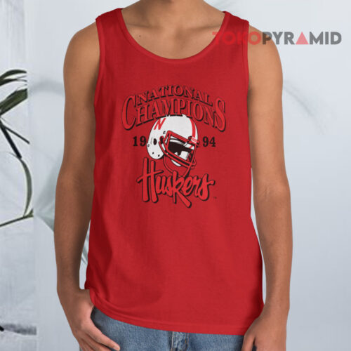 University Of Nebraska Husker 1994 National Champions Tank Top