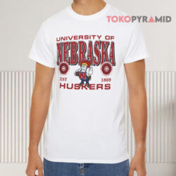 University Of Nebraska Huskers College Football Shirt 2 University Of Nebraska Huskers College Football White T shirt