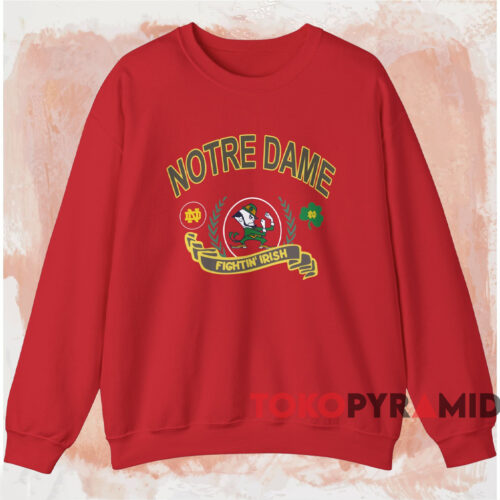 University Of Notre Dame Fighting Irish Shirt Red Sweatshirt