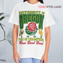 University Of Oregon Pac 10 Champions Rose Bowl 1994 White T shirt