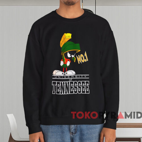 University Of Tennessee Marvin The Martian Shirt Black Sweatshirt
