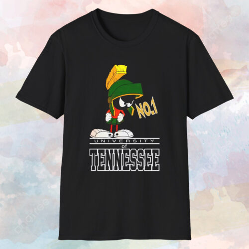 University Of Tennessee Marvin The Martian Shirt Black T shirt University Of Tennessee Marvin The Martian Shirt Black T shirt