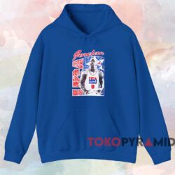 USA Basketball Michael Jordan Dream Team T-shirt 2 Usa Basketball Michael Jordan Dream Team T shirt Blue Hoodie