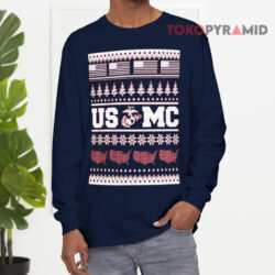 Usmc Ugly Christmas Long sleeved