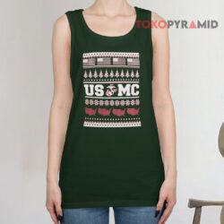Usmc Ugly Christmas Tank Top