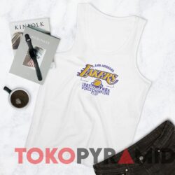 VINTAGE LA LAKERS 1985 NBA World Champions Tee White TankTop
