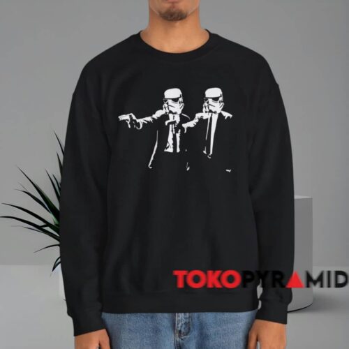 Vader Boba Fett Star Wars Pulp Fiction Shirt Black Sweatshirt Vader Boba Fett Star Wars Pulp Fiction Shirt Black Sweatshirt