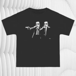 Vader Boba Fett Star Wars Pulp Fiction Shirt Black T shirt