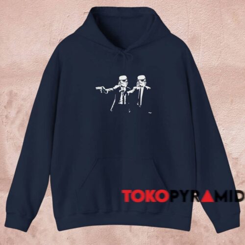 Vader Boba Fett Star Wars Pulp Fiction Shirt Navy Hoodie Vader Boba Fett Star Wars Pulp Fiction Shirt Navy Hoodie