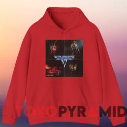 Van Halen 1978 Tour T shirt Red Hoodie