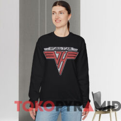 Van Halen 1979 World Tour Double-sided T-shirt 2 Van Halen 1979 World Tour Double sided T shirt Black Sweatshirt