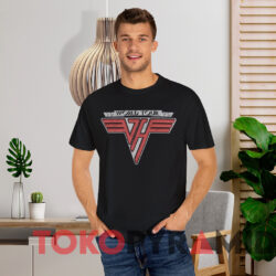 Van Halen 1979 World Tour Double sided T shirt Black T shirt