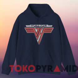 Van Halen 1979 World Tour Double-sided T-shirt 3 Van Halen 1979 World Tour Double sided T shirt Navy Hoodie