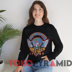 Van Halen 1984 Tour Of The World T-shirt 2 Van Halen 1984 Tour Of The World T shirt Black Sweatshirt