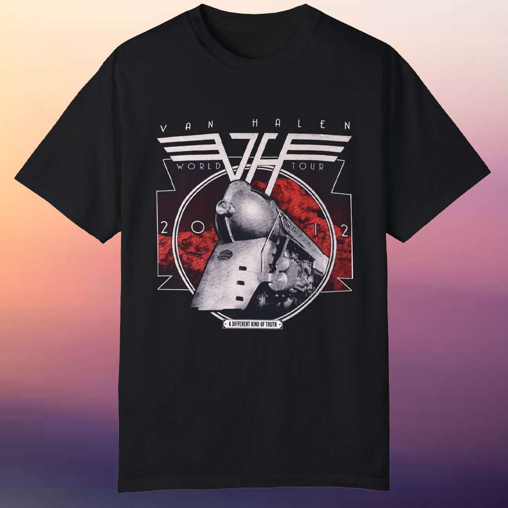 thumbnail image 2 of Van Halen II Vintage White T-Shirt – Men's S To 5XL – Gildan 80s Music Tee 2 of 6