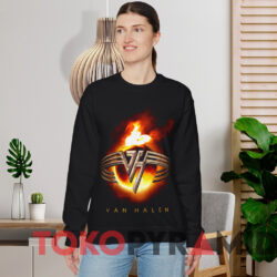 Van Halen Fire Burn Logo T-shirt 2 Van Halen Fire Burn Logo T shirt Black Sweatshirt