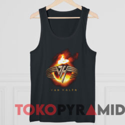 Van Halen Fire Burn Logo T-shirt 4 Van Halen Fire Burn Logo T shirt Black TankTop
