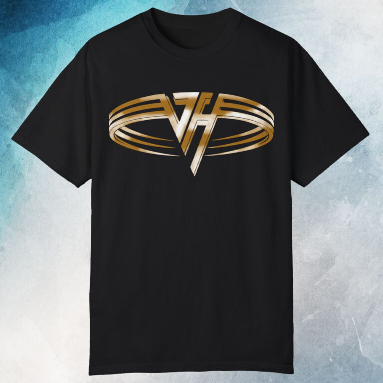 T-shirt Homme Van Halen – Bande De Rock – Gris – Taille M – Manches Courtes