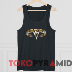 Van Halen Gold Logo T-shirt 4 Van Halen Gold Logo T shirt Black TankTop