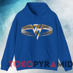 Van Halen Gold Logo T-shirt 3 Van Halen Gold Logo T shirt Blue Hoodie