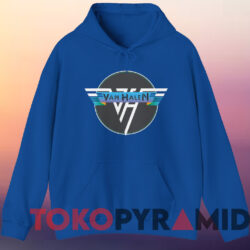Van Halen Logo T-shirt 3 Van Halen Logo T shirt Blue Hoodie