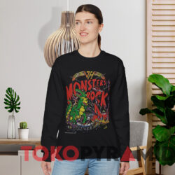 Van Halen Monsters Of Rock T-shirt 2 Van Halen Monsters Of Rock T shirt Black Sweatshirt