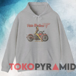 Van Halen Motorcycle Biker Girl Pin Up T-shirt 3 Van Halen Motorcycle Biker Girl Pin Up T shirt Grey Hoodie