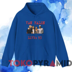 Van Halen Right Here Right Now Live 93 T-shirt 3 Van Halen Right Here Right Now Live 93 T shirt Blue Hoodie