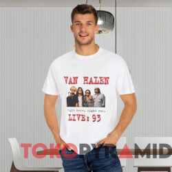Van Halen Right Here Right Now Live 93 T shirt White T shirt
