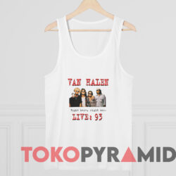 Van Halen Right Here Right Now Live 93 T-shirt 4 Van Halen Right Here Right Now Live 93 T shirt White TankTop