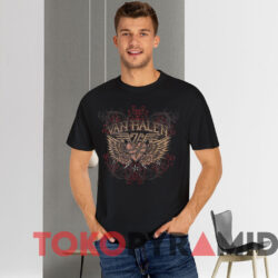Van Halen Rock Band Poster T shirt Black T shirt