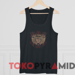 Van Halen Rock Band Poster T-shirt 4 Van Halen Rock Band Poster T shirt Black TankTop