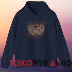 Van Halen Rock Band Poster T-shirt 3 Van Halen Rock Band Poster T shirt Navy Hoodie