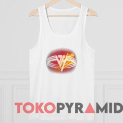 Van Halen Universe Logo T shirt White TankTop