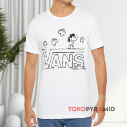 Vans X Peanuts Snoopy Joe Cool White T shirt