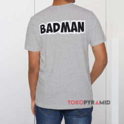 Vegeta Badman Shirt 4 Vegeta Badman Grey T shirt